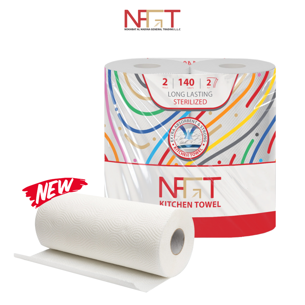 NAGT KITCHEN TOWEL 2 ROLL 140 SHEETS 2PLY - NAGT Distribution